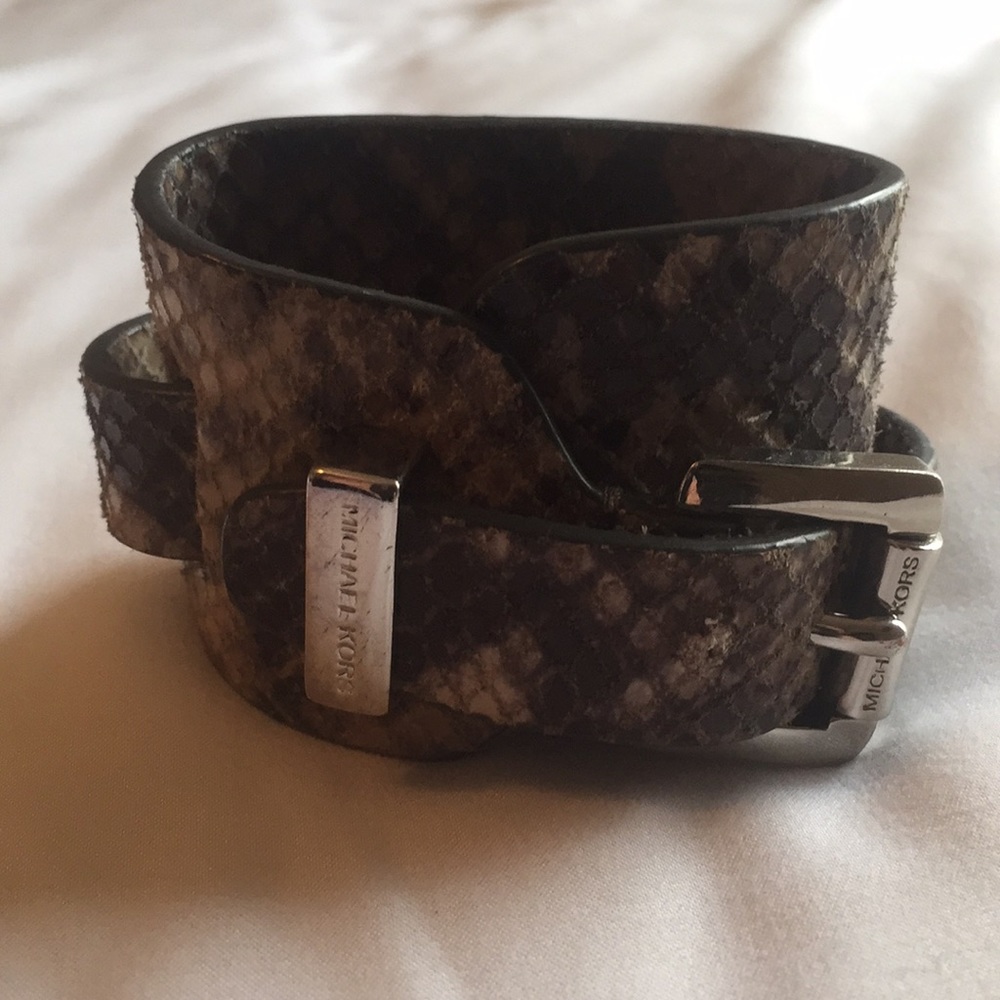 MICHAEL KORS leather cuff